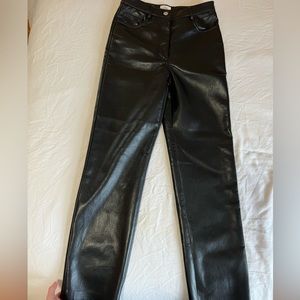 ARITZIA MELINA PANT BLACK SIZE 4 REG LENGTH